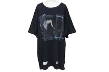 画像をギャラリービューアに読み込む, OFF-WHITE オフホワイト 半袖Tシャツ プリント ブラック コットン サイズXL 美品 中古 4c073316