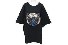 画像をギャラリービューアに読み込む, JUUN.J ジュンジー Pug Motif tee パグモチーフ T シャツ サイズ 50 ブラック ユニセックス 刺繍 美品 中古 4c073322