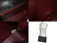 Load image into Gallery viewer, CHANEL シャネル マトラッセ25 ダイアナ ショルダーバッグ A01165 レザー ラムスキン 3番台 ゴールド金具 ブラック 美品 中古 4c073328