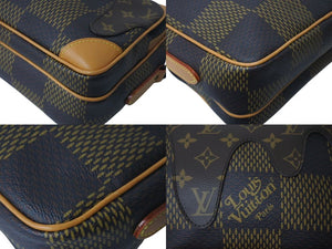 LOUIS VUITTON ルイヴィトン ナイルメッセンジャー PM ショルダーバッグ ダミエジャイアント NIGO N40359 ブラウン 美品 中古 4c073330