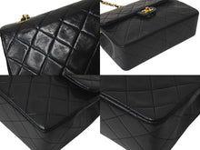 Load image into Gallery viewer, 極美品 CHANEL シャネル 縦長 15cm ミニマトラッセ20 チェーンショルダーバッグ 1番台 ラムスキン ブラック ゴールド 中古 4c073341