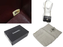Load image into Gallery viewer, 極美品 CHANEL シャネル 縦長 15cm ミニマトラッセ20 チェーンショルダーバッグ 1番台 ラムスキン ブラック ゴールド 中古 4c073341