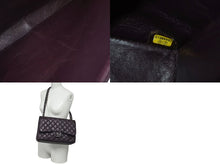 Load image into Gallery viewer, 極美品 CHANEL シャネル マトラッセ30 Wフラップ チェーン ショルダーバッグ ラムスキン 15番台 パープル シルバー金具 美品 中古 4c073346