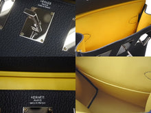 Load image into Gallery viewer, 極美品 エルメス HERMES アッカドPM B刻印 ワンショルダーバッグ キャバン×ジョーヌナプル トゴ 新型 シルバー金具 中古 4c073347