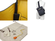 Load image into Gallery viewer, 極美品 エルメス HERMES アッカドPM B刻印 ワンショルダーバッグ キャバン×ジョーヌナプル トゴ 新型 シルバー金具 中古 4c073347