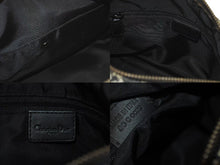 Load image into Gallery viewer, Christian Dior クリスチャンディオール トロッター 25cm ハンドバッグ BO A 0023 ブラック シルバー金具 美品 中古 4c073348