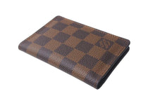 Load image into Gallery viewer, 極美品 LOUIS VUITTON ルイヴィトン オーガナイザー ドゥ ポッシュ カードケース N63145 ダミエ キャンバス ブラウン 中古 4c073353