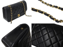 Load image into Gallery viewer, 極美品 CHANEL シャネル シングルフラップ ダイアナマトラッセ22 ショルダーバッグ 4番台 A05289 ラムスキン 中古 4c073360