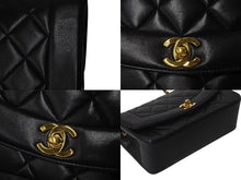 Load image into Gallery viewer, 極美品 CHANEL シャネル シングルフラップ ダイアナマトラッセ22 ショルダーバッグ 4番台 A05289 ラムスキン 中古 4c073360