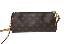 画像をギャラリービューアに読み込む, 極美品 LOUIS VUITTON ルイヴィトン エヴァ 2WAYショルダーバッグ M95567 モノグラム ブラウン ゴールド金具 中古 4c073366