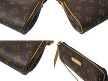 画像をギャラリービューアに読み込む, 極美品 LOUIS VUITTON ルイヴィトン エヴァ 2WAYショルダーバッグ M95567 モノグラム ブラウン ゴールド金具 中古 4c073366