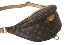 画像をギャラリービューアに読み込む, 極美品 LOUIS VUITTON ルイヴィトン ボディバッグ M43644 バムバッグ ブラウン モノグラムキャンバス 中古 4c073368