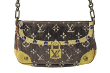 画像をギャラリービューアに読み込む, LOUIS VUITTON ルイ ヴィトン ポシェットアクセソワール ショルダーバッグ M92710 モノグラム トロンプイユ 美品 中古 4c073373