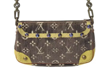 画像をギャラリービューアに読み込む, LOUIS VUITTON ルイ ヴィトン ポシェットアクセソワール ショルダーバッグ M92710 モノグラム トロンプイユ 美品 中古 4c073373