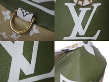 画像をギャラリービューアに読み込む, 極美品 LOUIS VUITTON ルイヴィトン バムバッグ ウエストバッグ ボディバッグ M44611 ジャイアント モノグラム カーキ 中古 4c073385