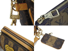 画像をギャラリービューアに読み込む, 新品同様 LOUIS VUITTON ルイヴィトン × NIGO モノグラムストライプ トリオメッセンジャー ショルダーバッグ M45965 中古 4c073386