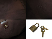 画像をギャラリービューアに読み込む, 極美品 LOUISVUITTON ルイヴィトン ボストンバッグ N41414 キーポルバンドリエール55 ダミエエベヌ ゴールド金具 中古 4c073391