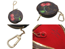 画像をギャラリービューアに読み込む, 極美品 LOUIS VUITTON ルイヴィトン ポルトモネ ロン コインケース M95043 モノグラム チェリー 村上隆 ゴールド金具 中古 4c073395