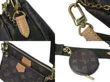 Load image into Gallery viewer, 極美品 LOUIS VUITTON ルイヴィトン モノグラム ミュルティ ポシェットアクセソワール ショルダーバッグ ローズクレール M44840 ブラウン 中古 4c073399