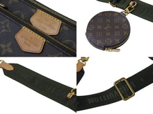 Load image into Gallery viewer, 極美品 LOUIS VUITTON ルイヴィトン モノグラム ミュルティ ポシェットアクセソワール ショルダーバッグ ローズクレール M44840 ブラウン 中古 4c073399