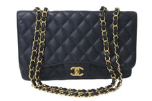 Load image into Gallery viewer, CHANEL シャネル マトラッセ30 シングルフラップ チェーン ショルダーバッグ キャビアスキン ブラック ゴールド金具 美品 中古 4c073405
