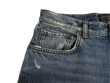 Load image into Gallery viewer, 極美品 BALENCIAGA バレンシアガ LOOSE FIT JEANS ルーズフィットジーンズ 736540 サイズXS インディゴブルー ダメージ加工 中古 4c073409