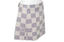 画像をギャラリービューアに読み込む, 極美品 LOUIS VUITTON ルイヴィトン ウールスカート RW221WKG1FMSK19 サイズ36 ダミエアズール ウール カシミヤ 中古 4c073410