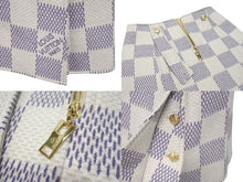 画像をギャラリービューアに読み込む, 極美品 LOUIS VUITTON ルイヴィトン ウールスカート RW221WKG1FMSK19 サイズ36 ダミエアズール ウール カシミヤ 中古 4c073410