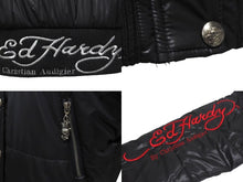 Load image into Gallery viewer, ED HARDY エドハーディ Love Kills Slowly Jacket ラブ キルズ スロー ジャケット レディース 美品 中古 4c073412