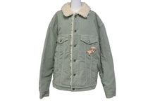 Load image into Gallery viewer, GUCCI グッチ Boa Denim Jacket ボアデニムジャケット サイズ 50 ユニセックス グリーン パッチ 美品 中古 4c073415