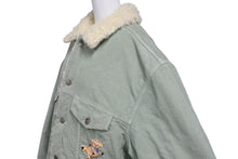 Load image into Gallery viewer, GUCCI グッチ Boa Denim Jacket ボアデニムジャケット サイズ 50 ユニセックス グリーン パッチ 美品 中古 4c073415
