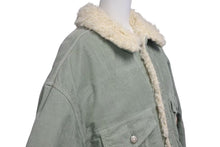 Load image into Gallery viewer, GUCCI グッチ Boa Denim Jacket ボアデニムジャケット サイズ 50 ユニセックス グリーン パッチ 美品 中古 4c073415