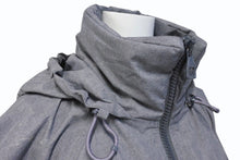 画像をギャラリービューアに読み込む, 新品同様 LOUIS VUITTON ルイヴィトン 19AW ウィズ フラッグ パッチ ウィンドブレーカー フルジップ ジャケット グレー RM192 PUO HHB99W サイズ52 中古 4c073416