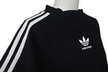 Load image into Gallery viewer, 極美品 BALENCIAGA X ADIDAS バレンシアガ X アディダス Cotton T Shirt コットン T シャツ ブラック 739101 中古 4c073419