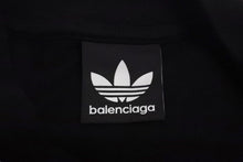 Load image into Gallery viewer, 極美品 BALENCIAGA X ADIDAS バレンシアガ X アディダス Cotton T Shirt コットン T シャツ ブラック 739101 中古 4c073419