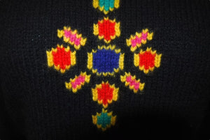 CHANEL Knit Sweater Necklace Vintage P05572V00254 Made in England Cashmere Black Size 38 Good Condition Used 4c073420