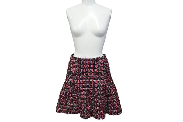 Very Good Condition CHANEL Tweed Skirt Bottoms Size 36 Pink Knee Length Skirt Women's P47023V34943 Used 4c073426
