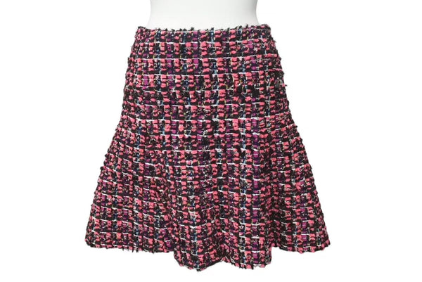 Very Good Condition CHANEL Tweed Skirt Bottoms Size 36 Pink Knee Length Skirt Women's P47023V34943 Used 4c073426