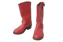 画像をギャラリービューアに読み込む, 極美品 CHROME HEARTS クロムハーツ エンジニアブーツ WESCOコラボ ガンスリンガー サイズS レッド 中古 4c073430