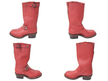 画像をギャラリービューアに読み込む, 極美品 CHROME HEARTS クロムハーツ エンジニアブーツ WESCOコラボ ガンスリンガー サイズS レッド 中古 4c073430