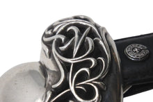 画像をギャラリービューアに読み込む, CHROME HEARTS クロムハーツ ハート モチーフ レザーベルト サイズ30 1995 サイズ36 sterling刻印 レザー 美品 中古 4c073431