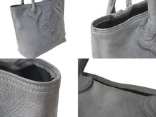 画像をギャラリービューアに読み込む, CHROME HEARTS クロムハーツ トートバッグ FS BSフレア パッチ グレー スエードレザー 美品 中古 4c073436