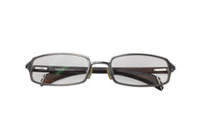 画像をギャラリービューアに読み込む, CHROME HEARTS クロムハーツ BLANK FRANK ブランク フランク 度入りメガネ シルバー925 チタン マホガニー ブラウン 美品 中古 4c073437