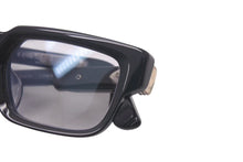 画像をギャラリービューアに読み込む, Chrome Hearts クロムハーツ 2THICK メガネ 伊達メガネ プラスチック シルバー925 ブラック 55☐18-148 美品 中古 4c073445