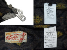 Load image into Gallery viewer, 新品未使用 KAPITAL キャピタル 14oz モトクロスボーンジャケット KR2402LJ06 ブラック ホワイト シルバー金具 中古 サイズL 4c073449