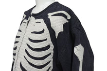 Load image into Gallery viewer, 新品未使用 KAPITAL キャピタル 14oz モトクロスボーンジャケット KR2402LJ06 ブラック ホワイト シルバー金具 中古 サイズL 4c073449