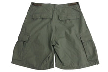 Load image into Gallery viewer, 極美品 HUMAN MADE ヒューマンメード カーゴ ショート パンツ カーキ ロゴ ショーツ 半ズボン コットン サイズL 中古 4c073451