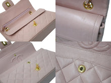 Load image into Gallery viewer, CHANEL シャネル マトラッセ23 Wフラップ チェーン ショルダーバッグ ラムスキン 2番台 ピンク ゴールド金具 美品 中古 4c073453