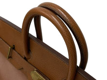 Load image into Gallery viewer, HERMES エルメス ハンドバッグ オータクロア50 アルデンヌ マロンドインディ ブロンズ金具 ○X刻印 中古 4c073459