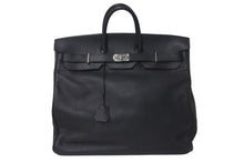 Load image into Gallery viewer, 新品同様 HERMES エルメス ハンドバッグ オータクロア50 トゴ ブラック シルバー金具 ◻︎I刻印 中古 4c073460